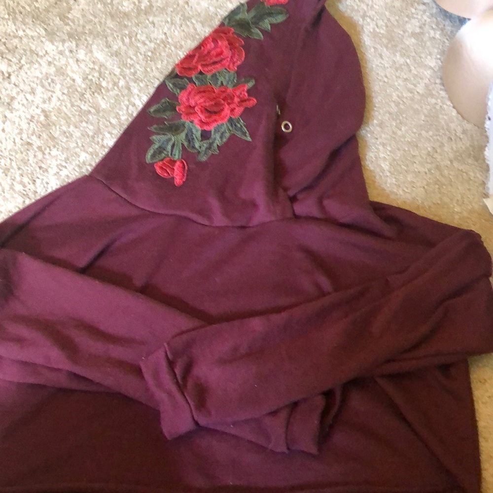 hoodie crop top
